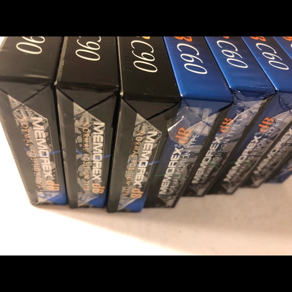 Sealed Memorex Db 60min Normal Position Type 1 (5) & Db90 Min (3) Cassette Tapes - Picture 7 of 9